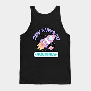 Aquarius - Cosmic Wanderlust Tank Top